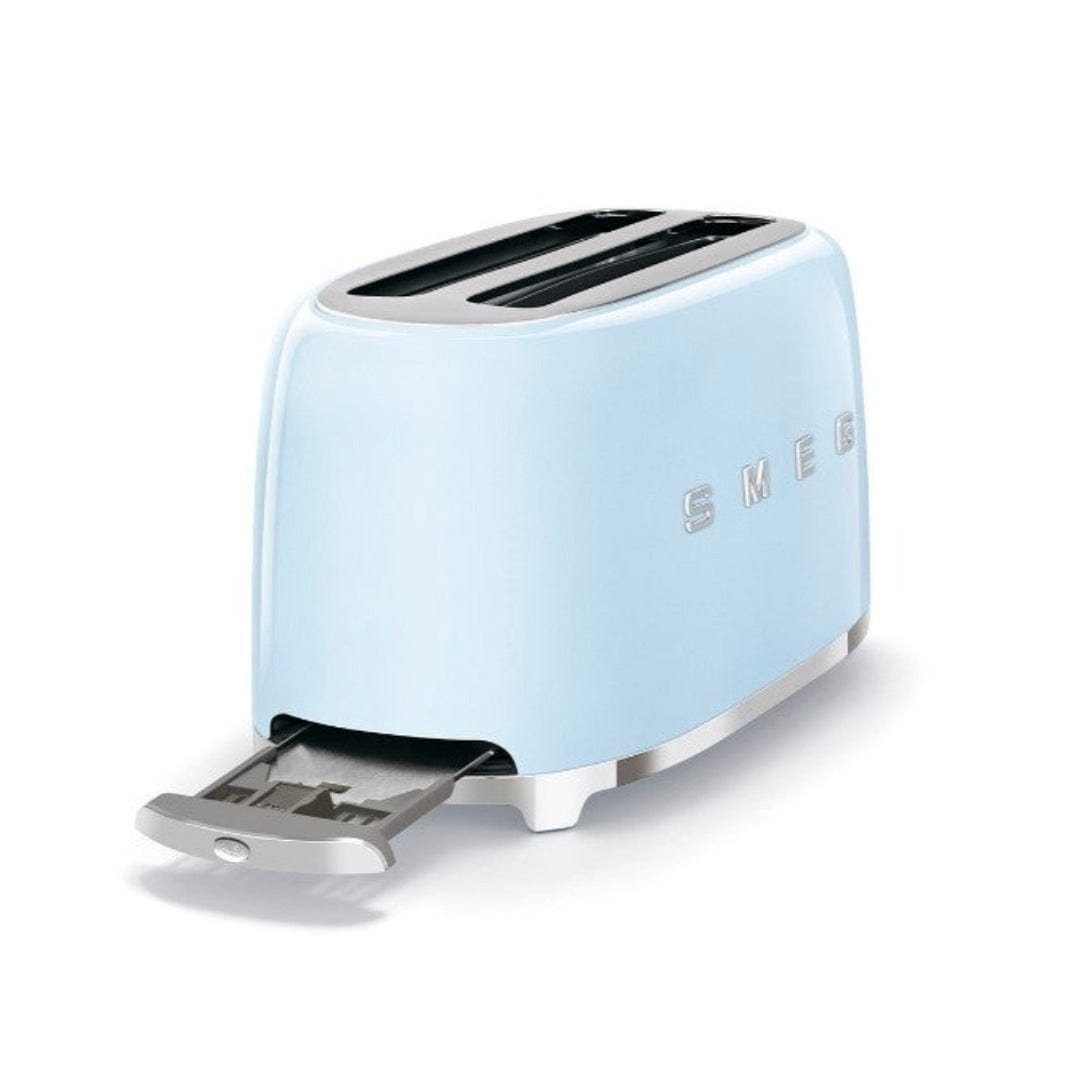 smeg Toaster Smeg Retro 1500W 4 Slice Toaster Pastel Blue TSF02PBSA (7140510859353)