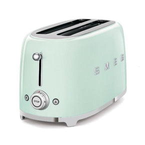 smeg Toaster Smeg Retro 1500W 4 Slice Toaster Pastel Green TSF02PGSA (6960069902425)