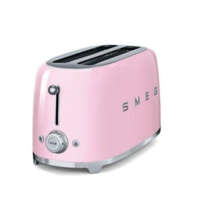 smeg Toaster Smeg Retro 1500W 4 Slice Toaster Pink TSF02PKSA (7140517904473)