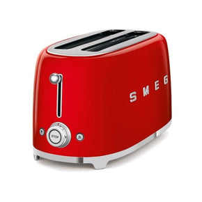 smeg Toaster Smeg Retro 1500W 4 Slice Toaster Red TSF02RDSA (7140506894425)