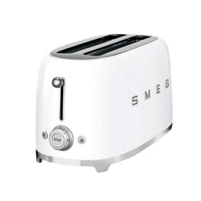 smeg Toaster Smeg Retro 1500W 4 Slice Toaster White TSF02WHSA (6899641221209)
