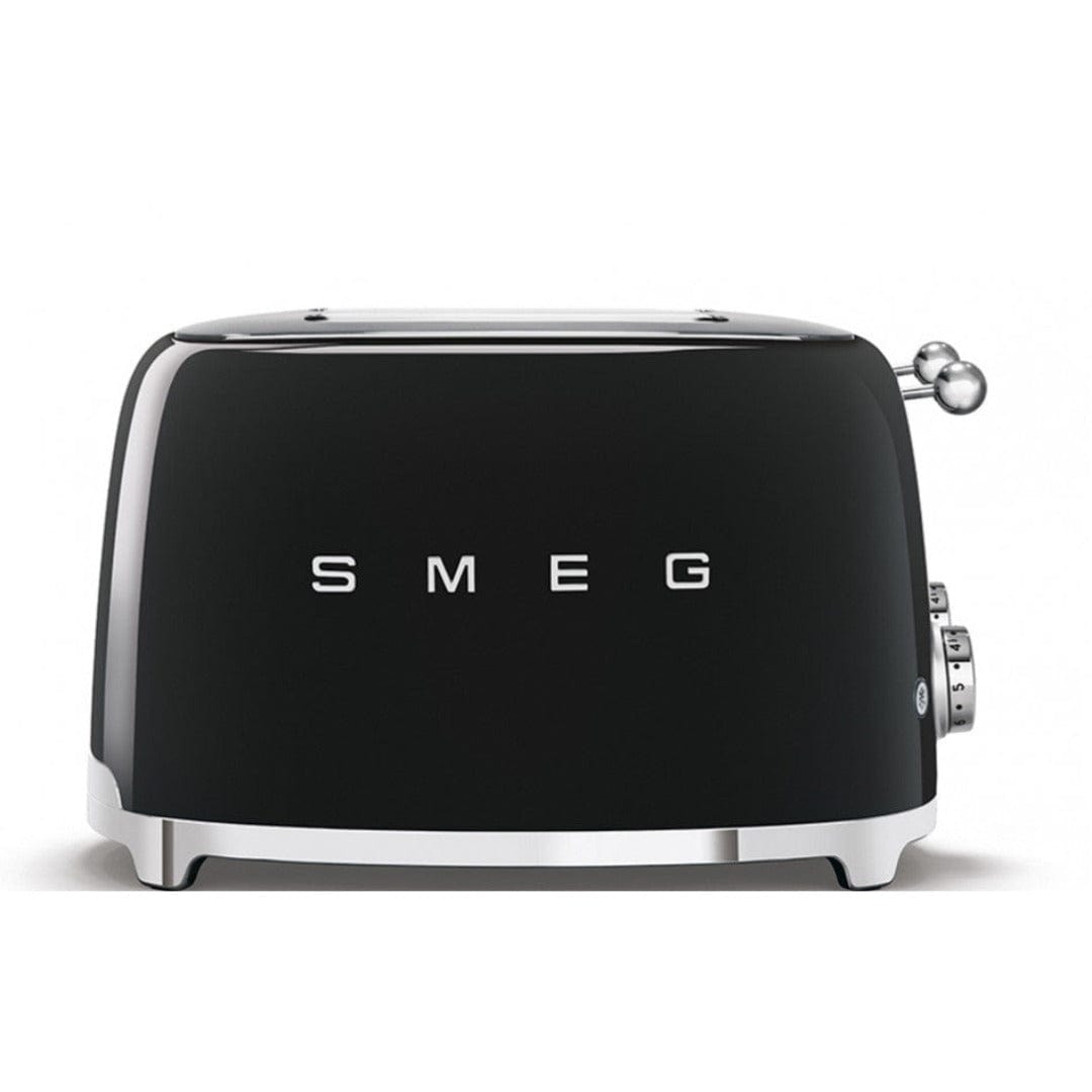 smeg Toaster Smeg Retro 2000W 4 Slice Toaster Black TSF03BLSA (7140495949913)