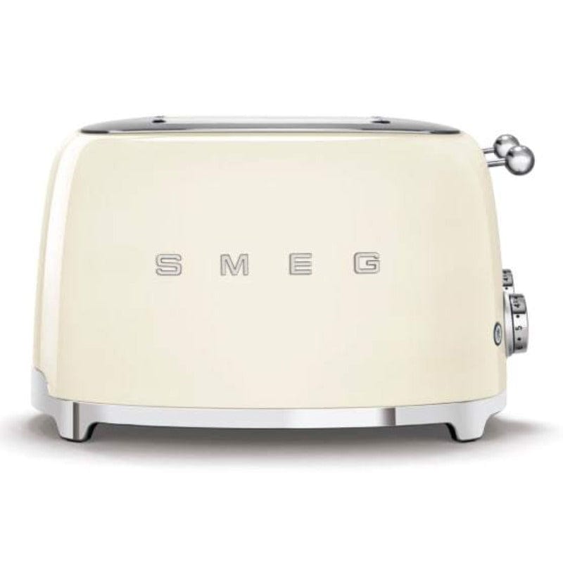 smeg Toaster Smeg Retro 2000W 4 Slice Toaster Cream TSF03CRSA (6697653239897)