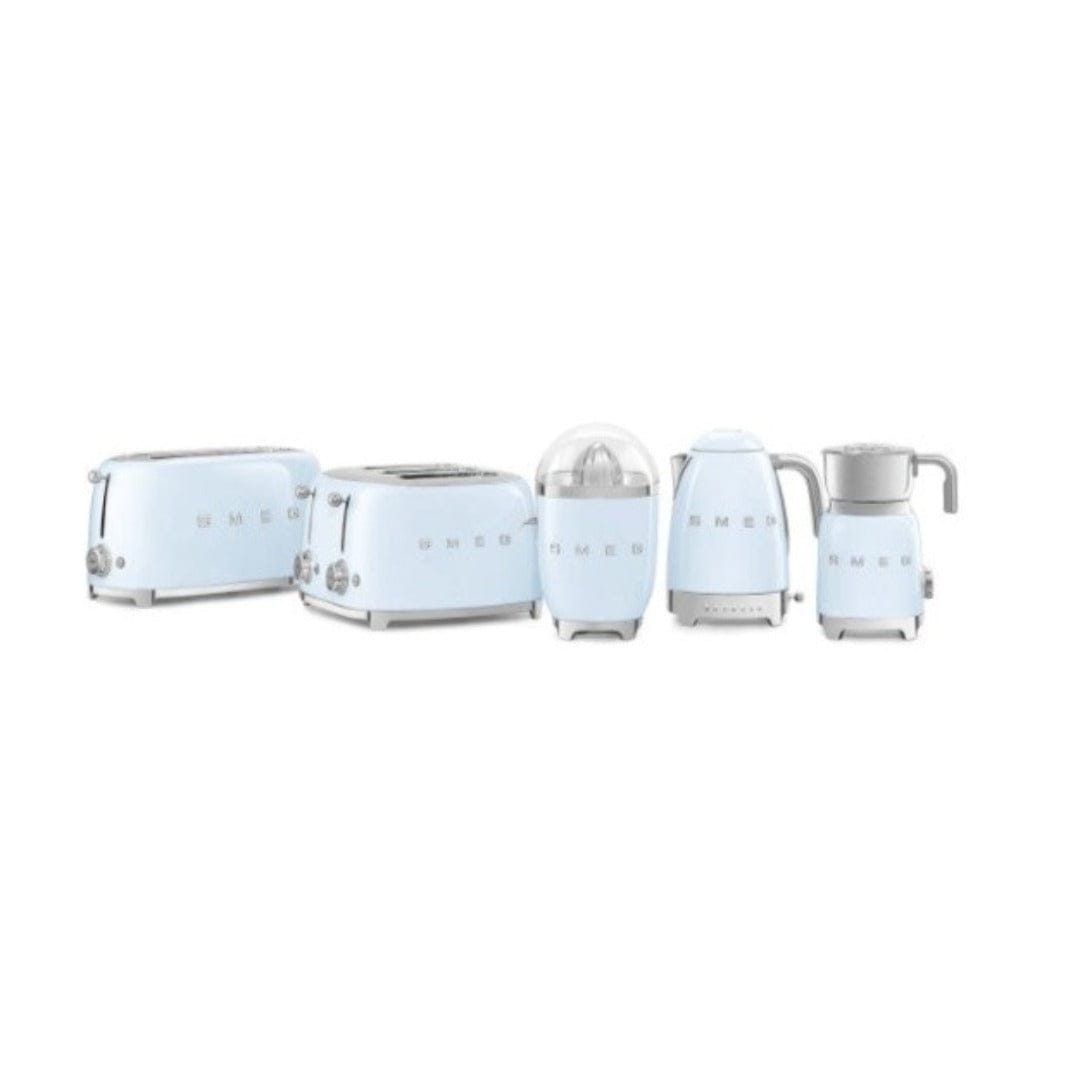 smeg Toaster Smeg Retro 2000W 4 Slice Toaster Pastel Blue TSF03PBSA (7140487659609)