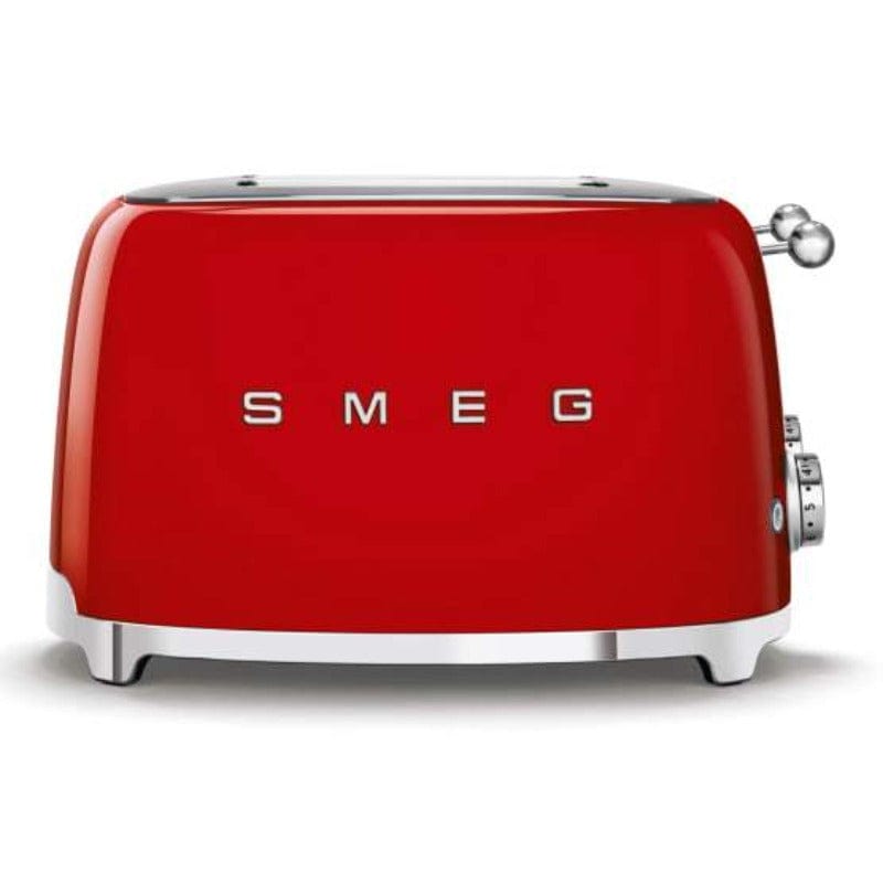 smeg Toaster Smeg Retro 2000W 4 Slice Toaster Red TSF03RDSA (6697687187545)