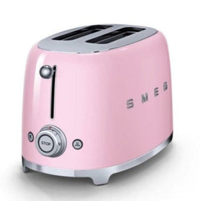 smeg TOASTER Smeg Retro 950W 2-Slice Toaster Pink TSF01PKSA (6998483763289)