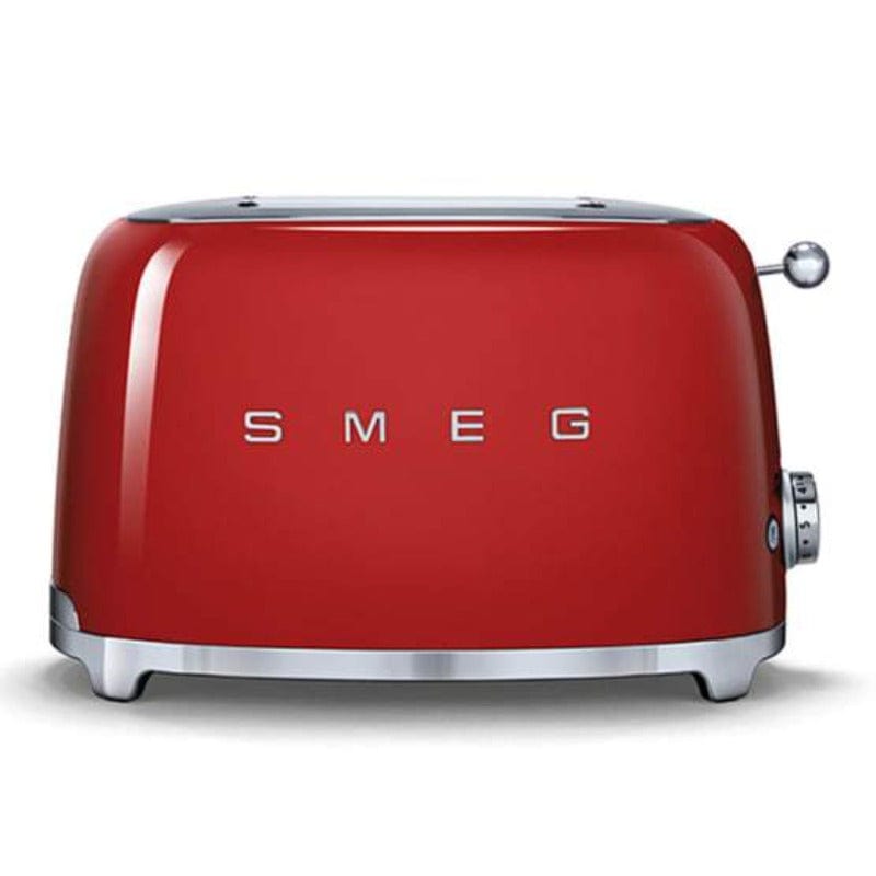 smeg Toaster Smeg Retro 950W 2 Slice Toaster Red TSF01RDSA (2061795721305)
