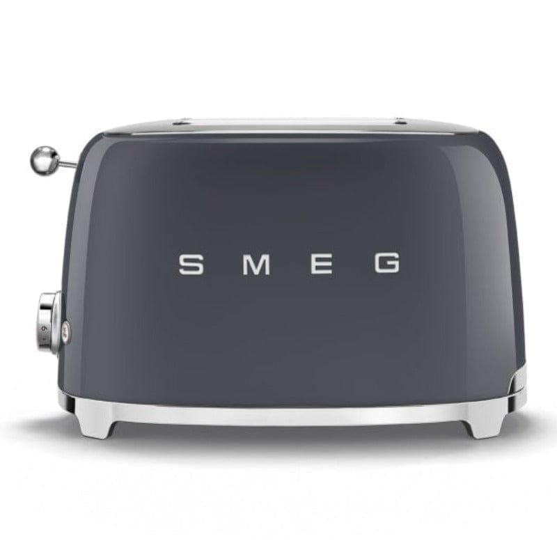 smeg TOASTER Smeg  Retro 950W 2-Slice Toaster Slate Grey TSF01GRSA (6923999281241)