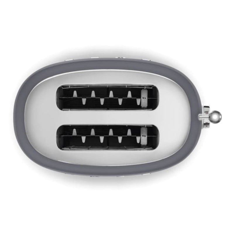 smeg TOASTER Smeg  Retro 950W 2-Slice Toaster Slate Grey TSF01GRSA (6923999281241)