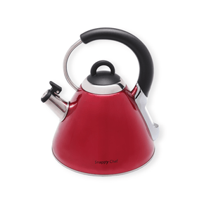 SNAPPY CHEF KETTLE Snappy Chef 2.2litre Red Whistling Kettle KERE002 (2061819773017)