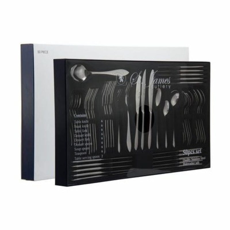 St. James CUTLERY St. James Cutlery Kensington 18/10 50 Piece Set (6719640502361)