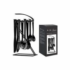 St. James CUTLERY St. James Daily Matte Black Hanging Cutlery Set 16 Piece (6719708463193)