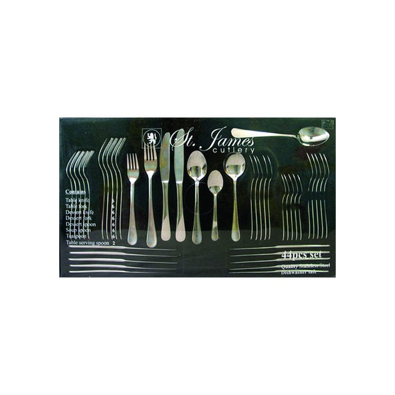 St. James CUTLERY St. James Oxford Cutlery 44 Piece Set (2061786677337)