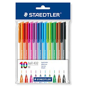 Staedtler Tech & Office Staedtler Colour Pens 10's (2061838123097)