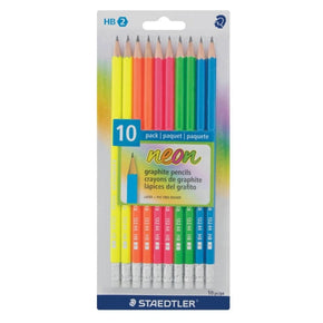 Staedtler Tech & Office Staedtler Graphite Pencils HB Neon – 10 pieces (4413698998361)