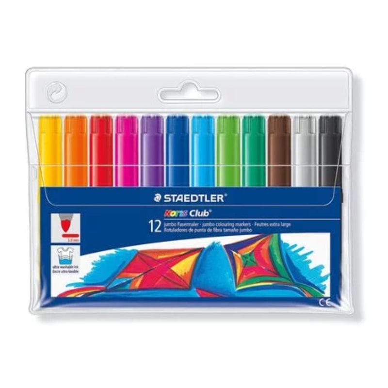Staedtler Tech & Office Staedtler Noris Club Jumbo 12 Coloring Markers (4413582737497)