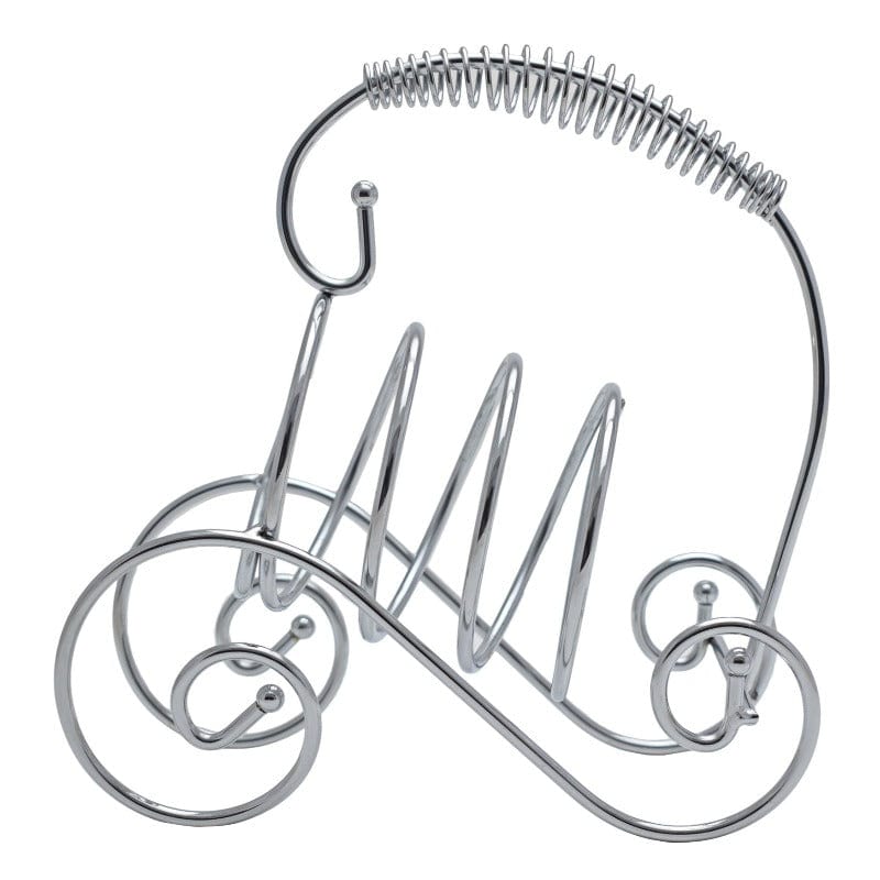 Stainless Steel BASKET Chrome Bottle Holder (6576391684185)