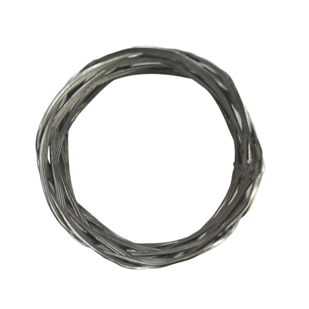 Stainless Steel Kitchen Round Napkin Ring 12 Piece Silver (2061792542809)