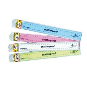 STATESMAN Tech & Office Shatterproof Rulers 30cm 843965 (2061838024793)