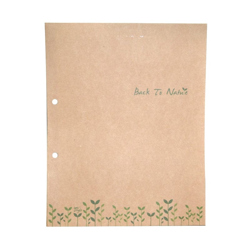 Stationary Back to Nature Eco-friendly A4 Folder File (4420031545433)