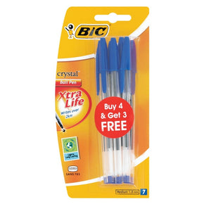 Stationary Tech & Office BIC Orange Ball ALL Point Blue 4+3 PK (2061802537049)