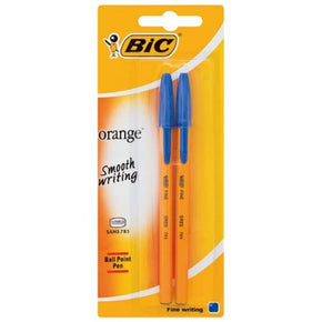 Stationary Tech & Office BIC Orange Ball Point Blue 2pK (2061802471513)