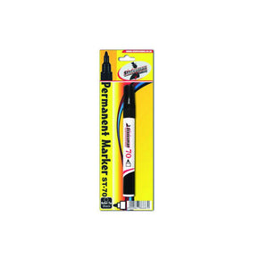 Stationary Tech & Office Black Permanent Marker singles carded new (2061797163097)