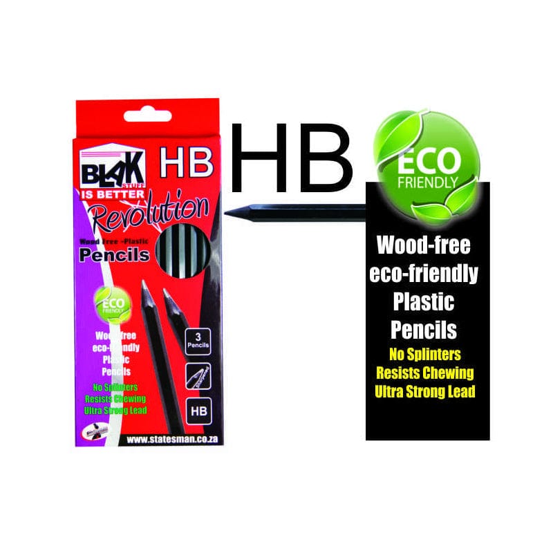 Stationary Tech & Office Blak Revolution Pencils (2061800243289)
