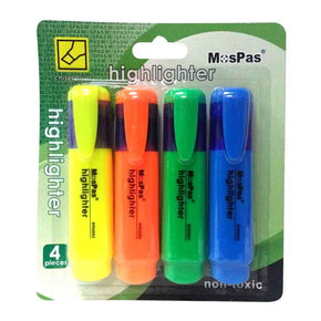 Stationary Tech & Office HIGHLIGHTER 4 COLS PACK 8902002-4B (2061689880665)