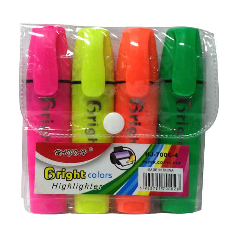 Stationary Tech & Office Highlighter 4PC SL9096 (2061689913433)