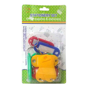 Stationary Tech & Office Key Ring Tags Plastic - 10 Piece (2061690699865)