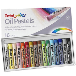Stationary Tech & Office Pastels Oil Pentel Artist 16PK (2061838057561)