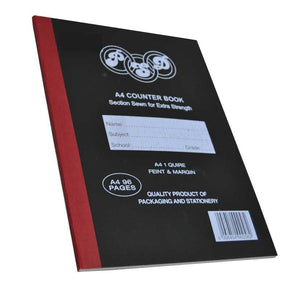 Stationary Tech & Office PSD 96 Pages A4 1 Quire Counter Book (4384924074073)