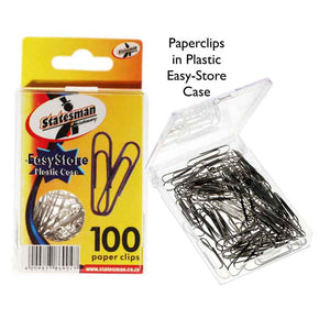 Stationary Tech & Office Statesman Paper Clips 100'S 6904657 (2061690994777)