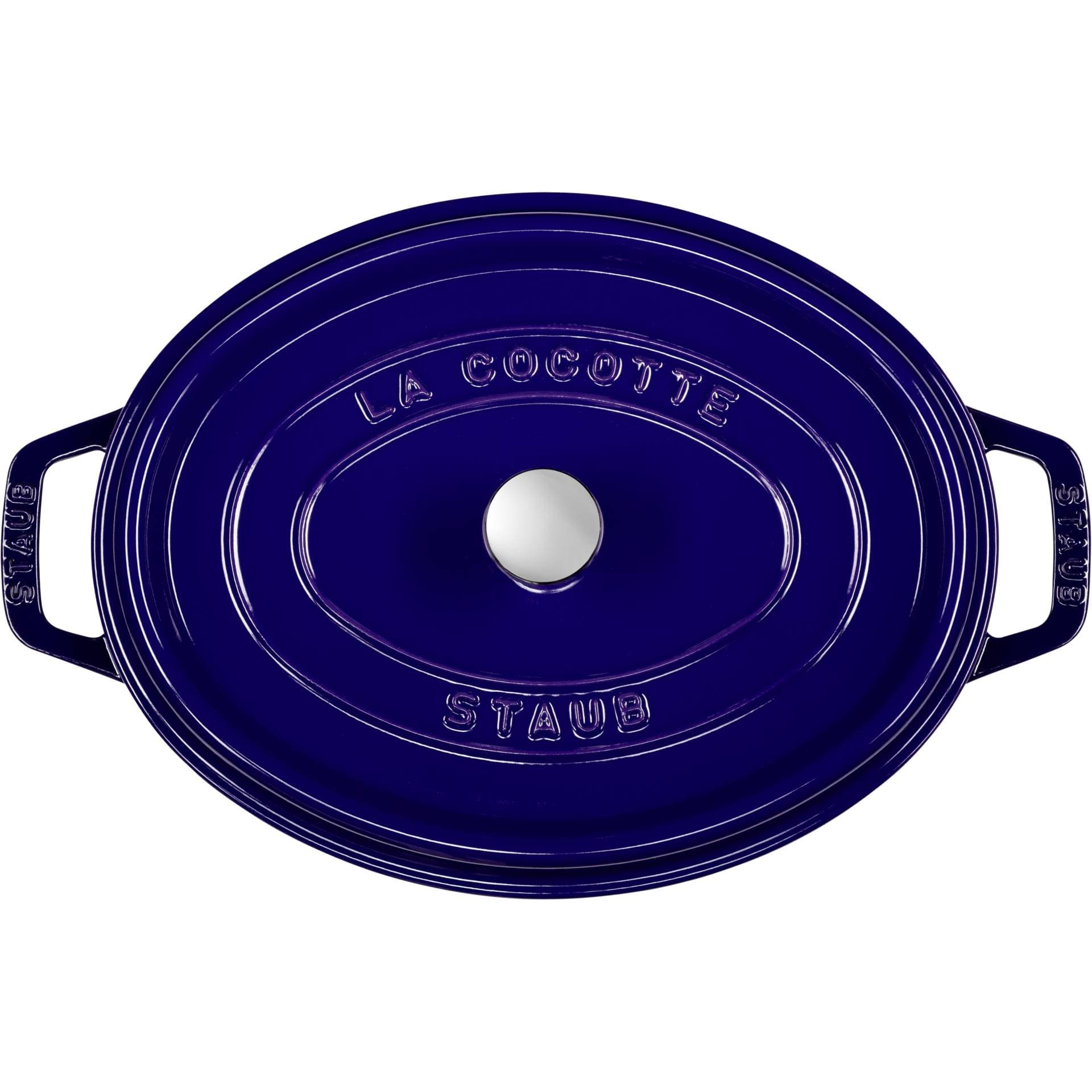 Staub Cast Iron Pots Staub Cast Iron Casserole Oval Dark Blue 29cm STB-1102991 (7219290701913)