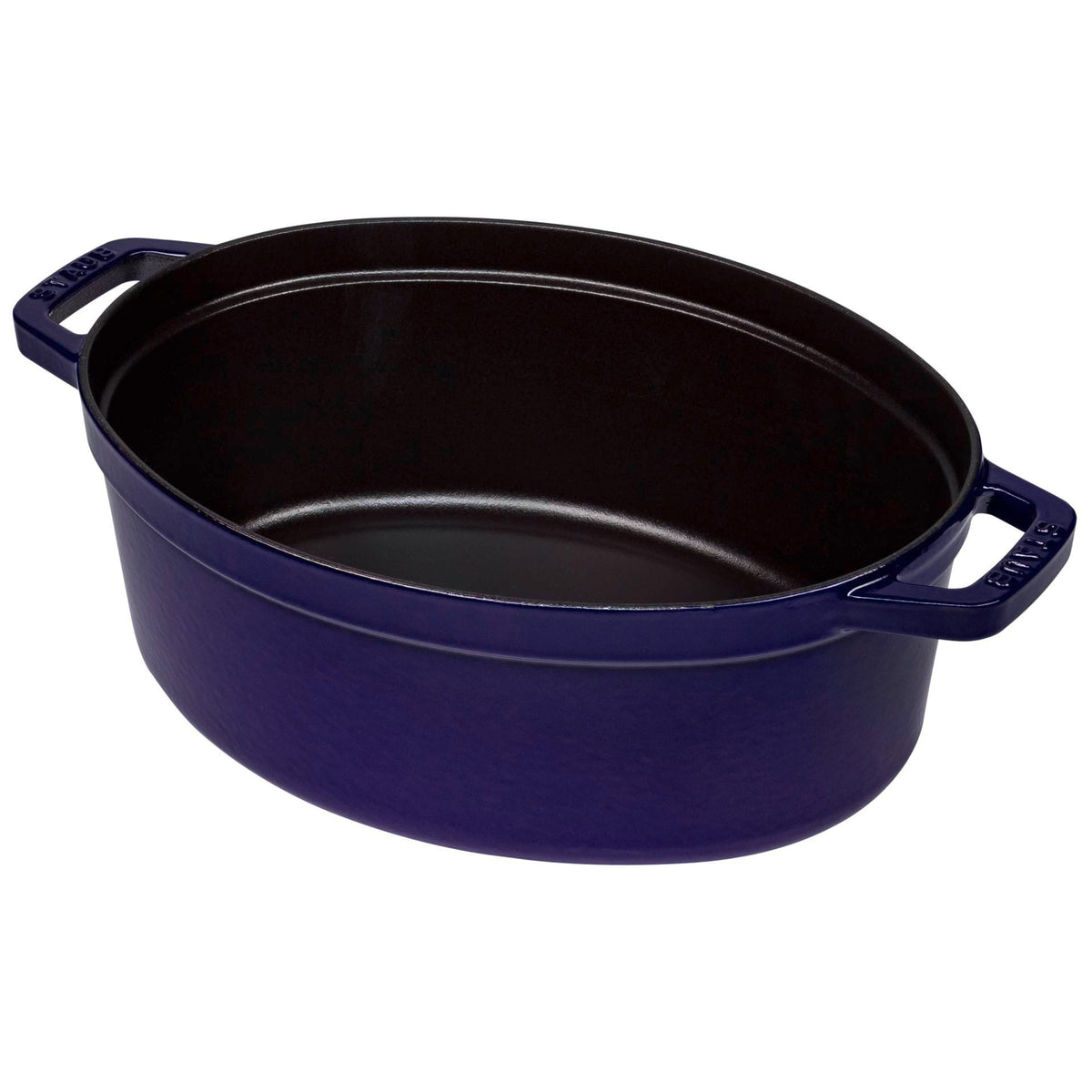 Staub Cast Iron Pots Staub Cast Iron Casserole Oval Dark Blue 29cm STB-1102991 (7219290701913)