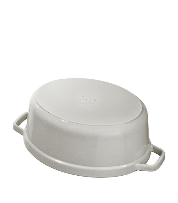 Staub Cast Iron Pots Staub Cast Iron Casserole Oval White Truffle 29cm STB1102910 (7219280281689)
