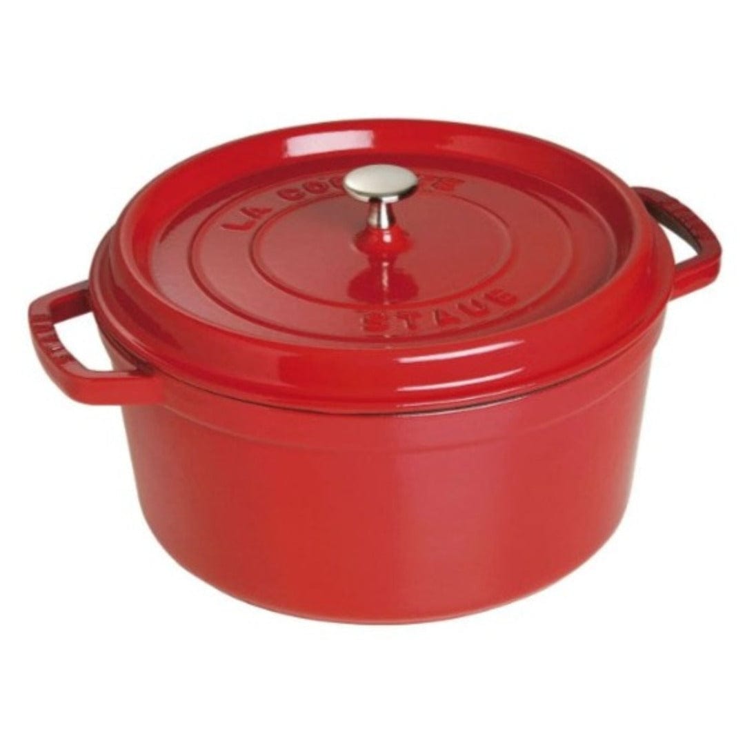 Staub CUTLERY Staub Cast Iron Casserole Round Cocotte Cherry 28cm STB-1102806 (7154056003673)