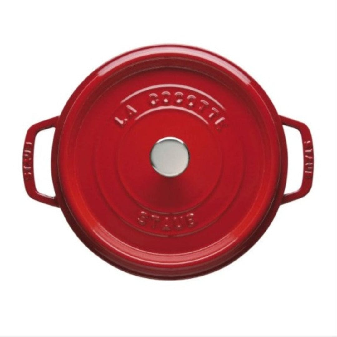 Staub CUTLERY Staub Cast Iron Casserole Round Cocotte Cherry 28cm STB-1102806 (7154056003673)