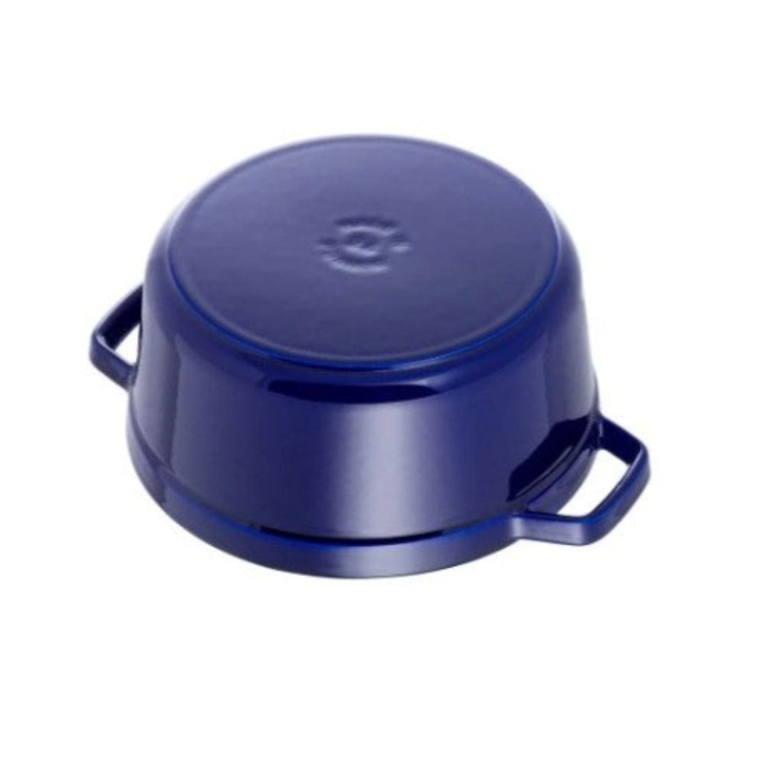 Staub CUTLERY Staub Cast Iron Casserole Round Cocotte Dark Blue 24cm STB-1102491 (7154041159769)