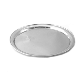 STEEL KING Mirror Finish Steel King Round Tray 350mm 4.RTM35 (2061851099225)