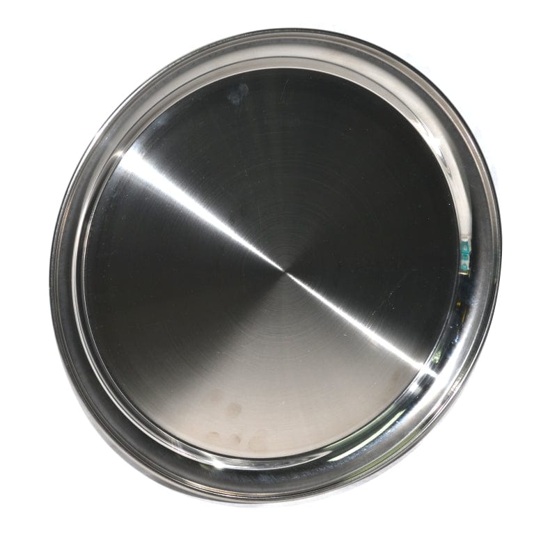 STEEL KING Mirror Finish Steel King Round Tray 350mm 4.RTM35 (2061851099225)