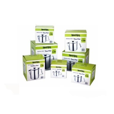 STEEL KING Teapot Steel King Tea Pot 1L 61.TP100 (7218649006169)