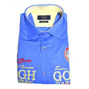 Steffano R Shirts Steffano Casual Navy (4685663928409)