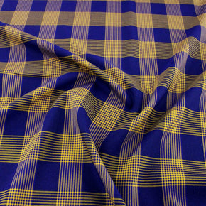 SUITING Dress Fabrics Men's Check Suiting Fabric 150 cm (6614458204249)