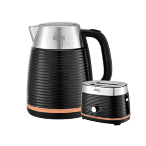 Sunbeam TOASTER & KETTLE Sunbeam Ultimum Staineless Steel Kettle & Toaster Set - Black SDBP-2800 (7043718447193)