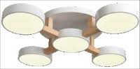 SUPERLUME Ceiling Light Wood 60w ELR3051WW (7253117403225)