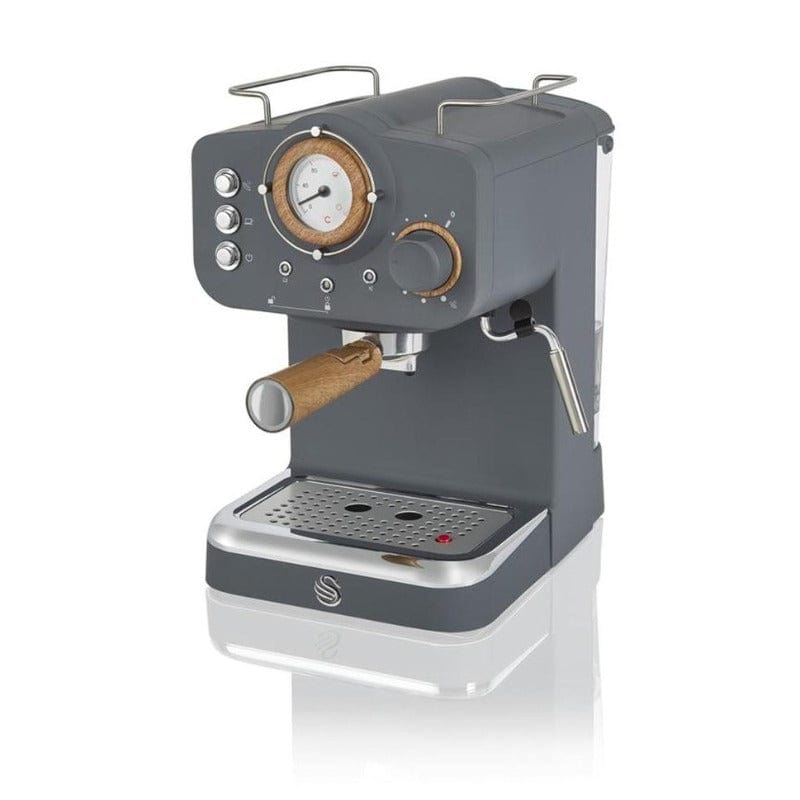 Swan COFFEE MACHINE Swan Nordic Slate Grey Espresso Coffee maker SK22110GRYN (4781947027545)