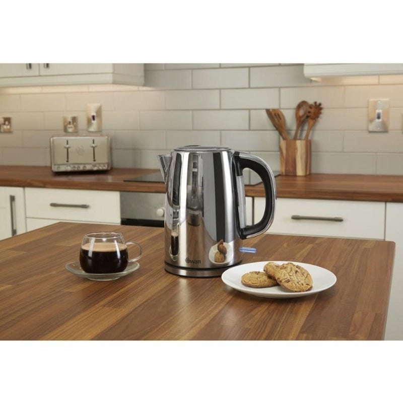 Swan KETTLE Swan Classic 1,7 Litre Polished Stainless Steel Cordless Kettle SCK3 (6715998273625)