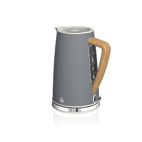 Swan KETTLE Swan Nordic 1,7 Litre Polished Stainless Steel Cordless Kettle SNK9G (6714150125657)